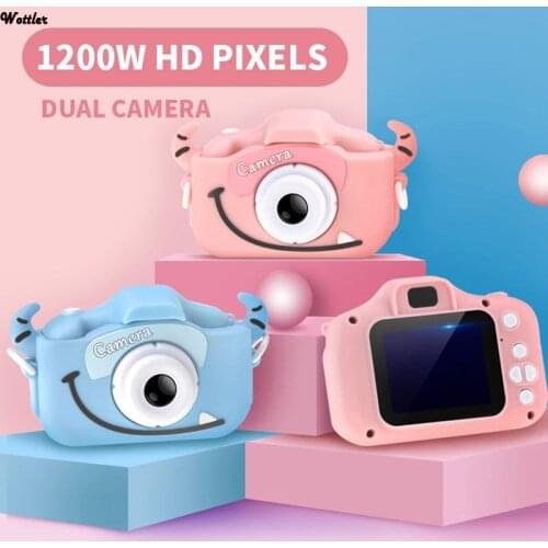 Childrens Camera Waterproof 1080P HD Screen Camera 1200W Pixels Video Toy Kids Cute Cartoon Camera Outdoor Photography Kids