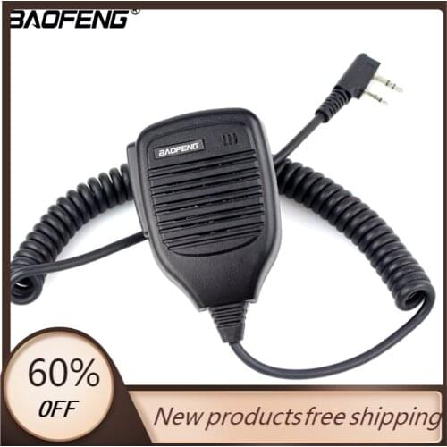 Speaker Mic Microphone For BAOFENG UV-5R BF-888S/UV-10R Kenwood QUANSHENG PUXING LINTON TYT HYT Walkie Talkie Two Way Radio