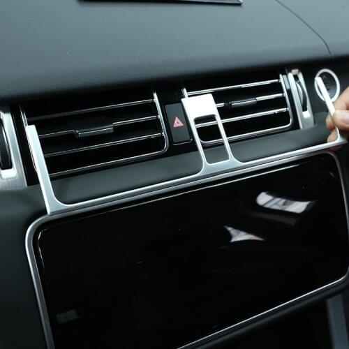 For Land Rover Range Rover Vogue L405 2018-2021 Car Refit Central Control Air Conditioning Vent Frame Sticker Car Accessories