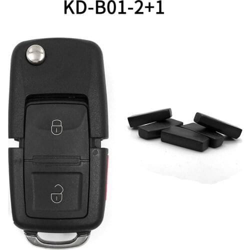 KEYDIY B Series B01-2+1 B01-2 Remote Key for KD900 KD900+ URG200 Mini KD and HC(4D 4C 46 G) Chip for KD-X2 H618PRO Tango