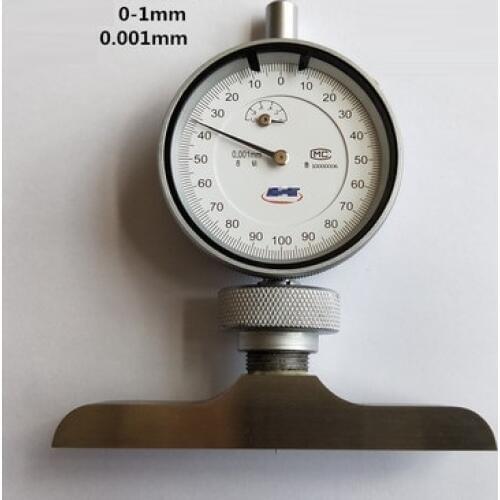 0-1MM-12.7MM-25.4MM 0.001MM depth gauge dial indicator with holder indicator gauge