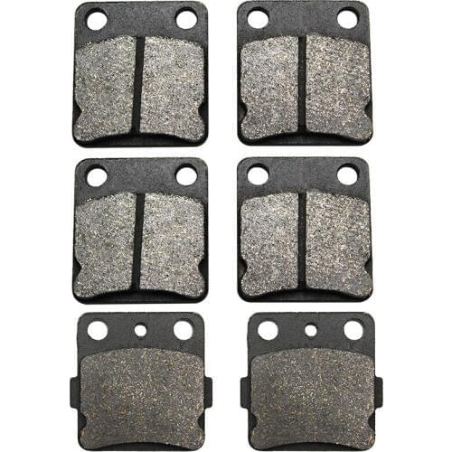 Front and Rear Brake Pads for Yamaha Blaster YFS200 YFS 200 03-06 YFM 350 YFM300 Wolverine 95-04 YFM350 Banshee 88-09