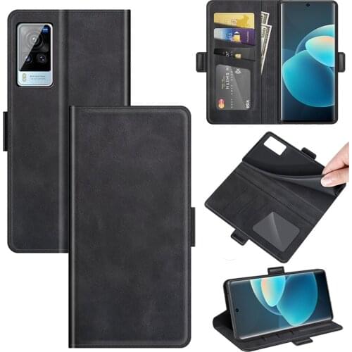 Case For vivo X60 Pro Leather Wallet Flip Cover Vintage Magnet Phone Case For vivo X60 Pro Coque