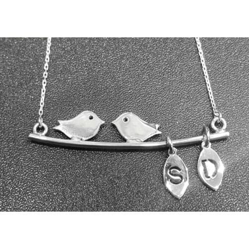 Special Design Bird Letter Necklace