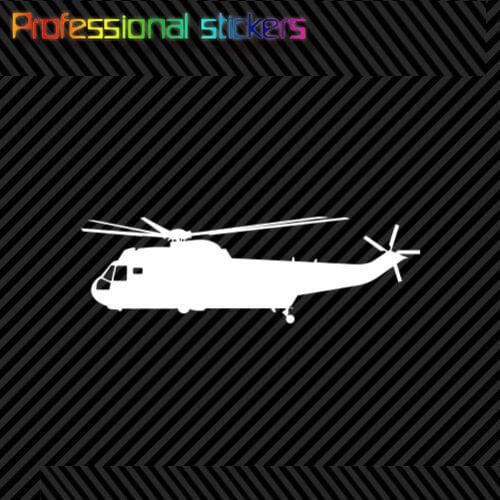SH-3 H-3 Sea King Helicopter Sticker Die Cut Decal Self Adhesive Vinyl ASW Stickers for Motos, Cars, Laptops, Phone