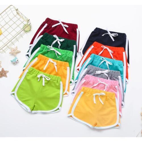 Baby girls shorts 1-6T kids summer pure cotton active pants toddler soft trousers casual pants infant outwear costuming for baby