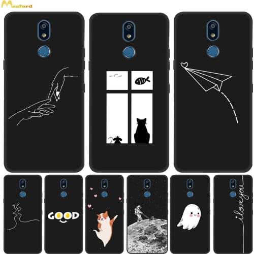 LGK40 Silicone Cover For LG K40 K12 Plus Phone Cases For LG X4 2019 K 40 Case Black TPU Prints Queen Husky Etui Soft Bumper X 4