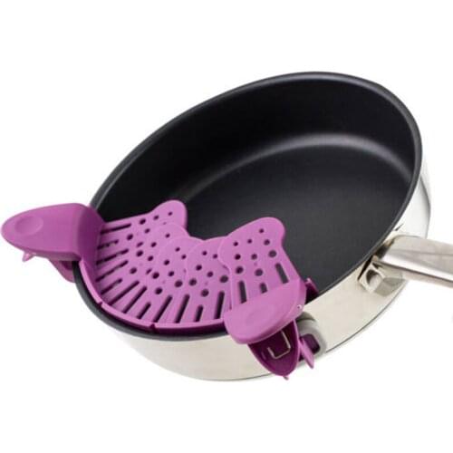 Fruit Vegetable Wash Colander Silicone Pot Funnel Strainers Water Filters Drainer Expandable Draining Sieve Drain Kitchen Tools
