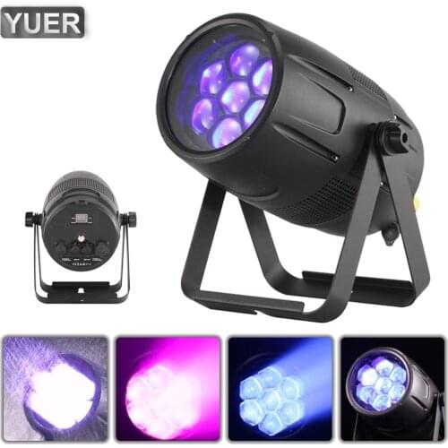 7X40W RGBW 4IN1 LED IP65 Waterproof Zoom Strobe Dyeing Effect Light For DJ Disco Stage Music Bar Dance Floor Club Prom DMX512