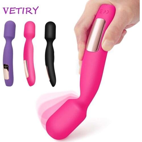 VETIRY AV Vibrator 16 Speed Magic Wand Sex Toys for Women Female Masturbation Flirting Vagina Labia Body Massage Sex Shop