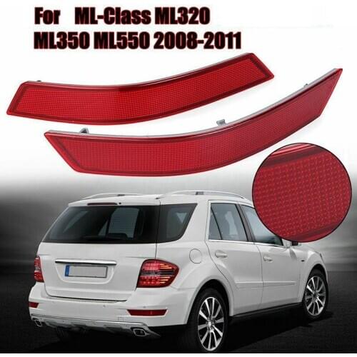 Rear Bumper Red Light Reflector Lens for Mercedes-Benz ML-Class W164 ML320 ML350 ML 5501648200374 1648201574