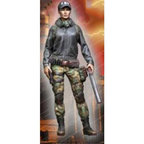 1/16 120mm Girl (stalker) standing modern 120mm toy Resin Model Miniature Kit Unassembly Unpainted