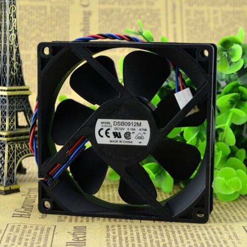 FOR Delta 9025 12V 0.19A 9CM 3 Line Mute Power Computer Chassis Fan DSB0912M