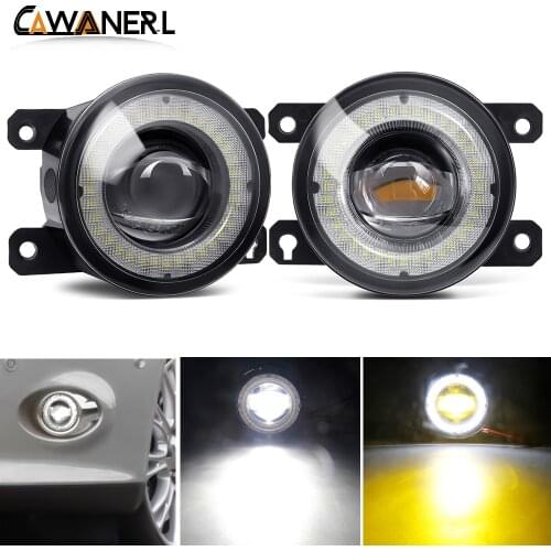 Car LED Lens Fog Light Assembly Angel Eye DRL 30W 8000LM For Opel Astra Corsa Zafira Meriva Movano Vectra Tigra TwinTop Signum