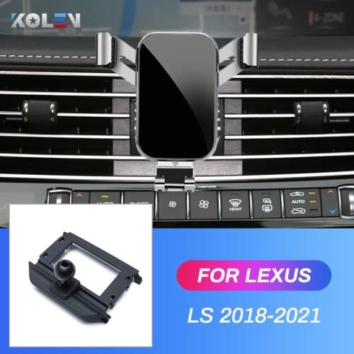 Car Mobile Phone Holder For Lexus LS350 LS500 LS500H 2018 2019 2020 Gravity GPS Stand Car Special Mount Clip Navigation Bracket