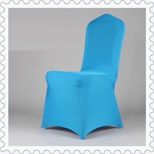 Free Shipping 100 Premium sky blue Spandex lycra spandex banquet chair covers wedding