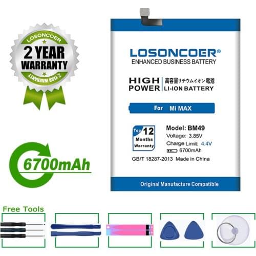 BM49 BM48 BM47 Battery 6400-5800mAh For Xiaomi Redmi 4X Battery 3X 3S 3 pro BM49 For Xiaomi Mi Max,BM48 For Xiaomi Note 2