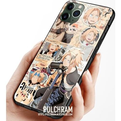 Denki Kaminari Chargebolt Glass Soft Silicone Phone Case Cover Shell For IPhone SE 6 7 8 Plus X XR XS 11 12 Mini Pro Max Sumsung