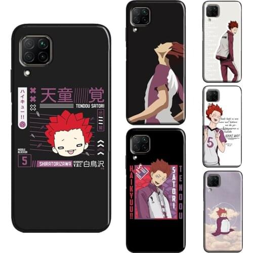 Tendo Satori Haikyuu Anime Case For Huawei P30 Lite P40 P20 Pro Mate 20 Nova 5T P Smart 2019 Honor 20 9X 8X 8A 10i