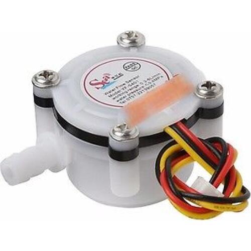 F024 Hose Barb Water Flow Sensor Hall Flow Sensor Switch Flow Meter Flowmeter Water Control Counter 0.3-6L/min