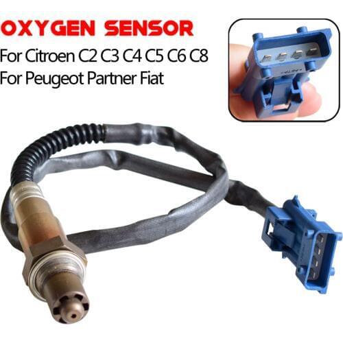 For Citroen Berlingo For Peugeot Partner For Fiat Qubo 0258006185 9636876580 96368765 Air Fuel Ratio O2 Lambda Oxygen Sensor