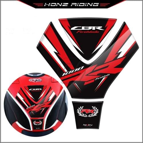 For Honda CBR1000RR Fireblade 2017-2020 3D Motorcycle Gas Tank Pad Protector
