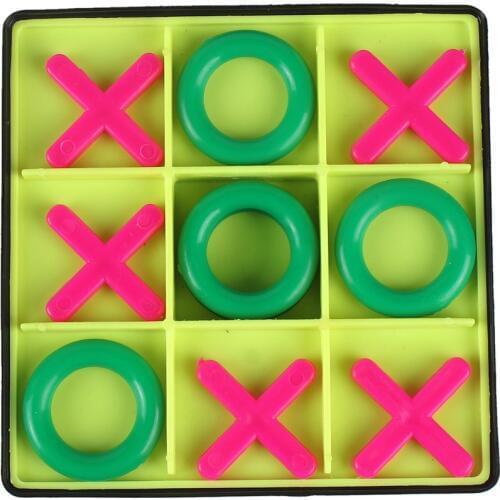 Parent-Child Interaction Leisure Board Game OX Chess Funny Developing Intelligent Educational Chess Games Toys