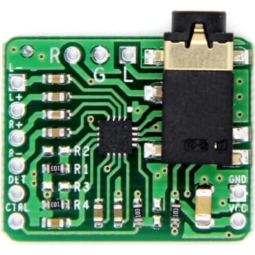 Taidacent TPA6132 HIFI Stereo Headphone Differential Audio Amplifier Module Single Input Balanced Output Low Noise Fully