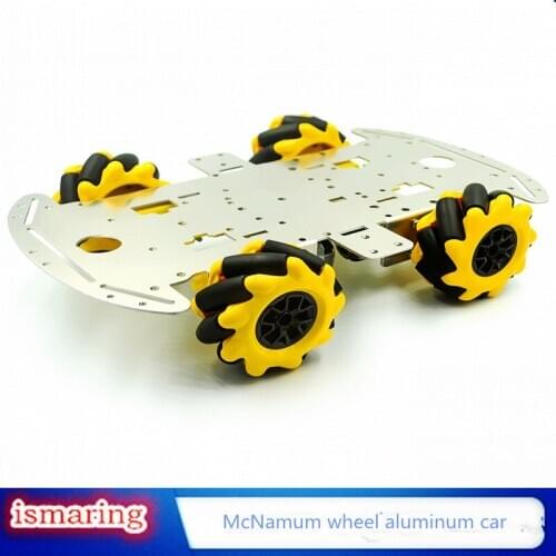 McNum aluminum chassis DIY ultrasonic intelligent obstacle avoidance vehicle four wheel drive chassis