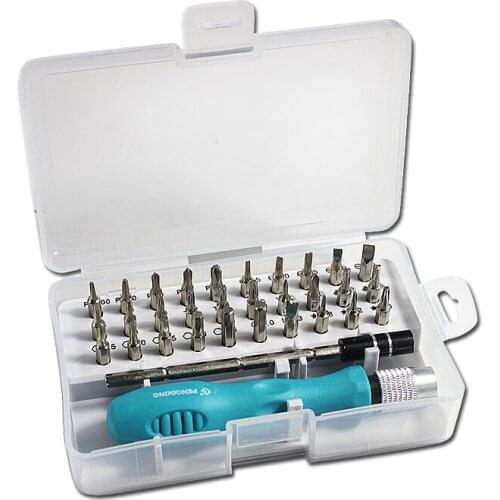 32 in 1 Screwdriver Set Screw Driver Bit Multi-function High Precision Household Phone Computer Laptop Repair Device Hand Tools