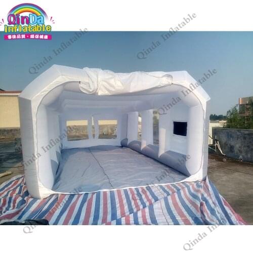 6x4x2.5m portable inflatable paint booth used inflatable spray booth inflatable paint tent for car spraying