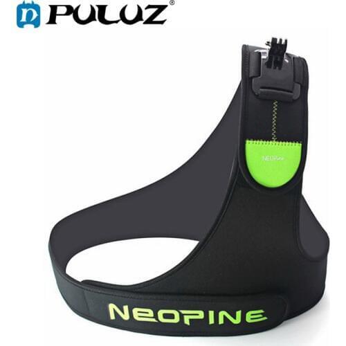 PULUZ Harness Chest Belt Single Shoulder Strap Adapter Camera Mount for GoPro Xiaoyi and Other Action Cameras