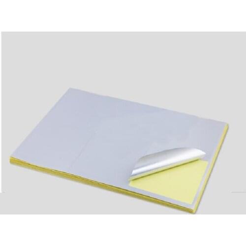 30 Sheet Silver Square Sticker For Laser Inkjet Printer Paper A4 Matte Paper Self Adhesive Label