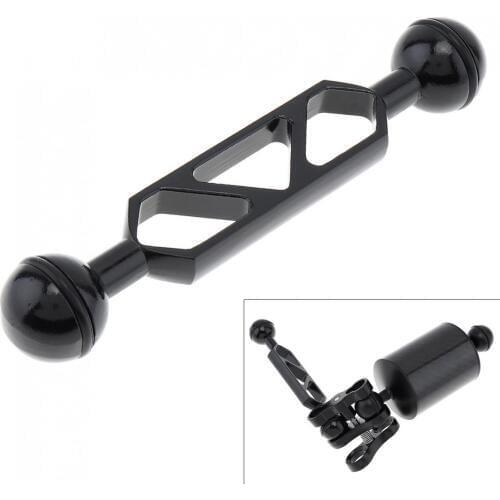 Aluminum Alloy Diving Photography Fill Light Arm Ball Head/Arm Butterfly Clip Connecting Rod Fit for GOPRO Small Ant Accessories