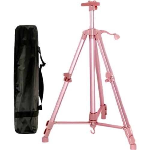 Aluminum Alloy Color Easel Portable Small Hand Retractable Folding Sketch Drawing Board Stand Sketch Tripod