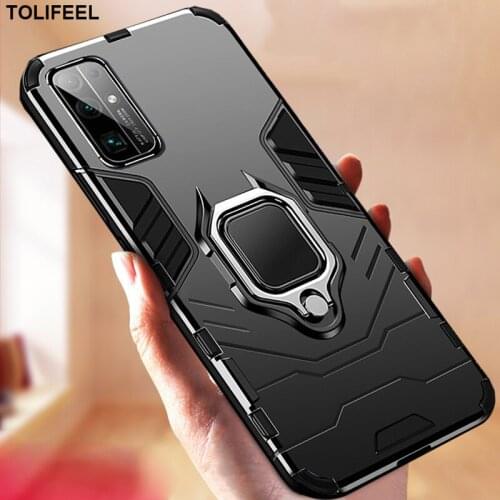 Shockproof Armor Case For Huawei Honor 30 30S 30Pro Lite Cases Stand Holder Magnetic Car Ring Phone Back Cover For Honor 30 Pro