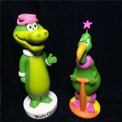 Pvc figure model toy Wally Gator Crocodile Willy Duck Dodgers 2pcs/set