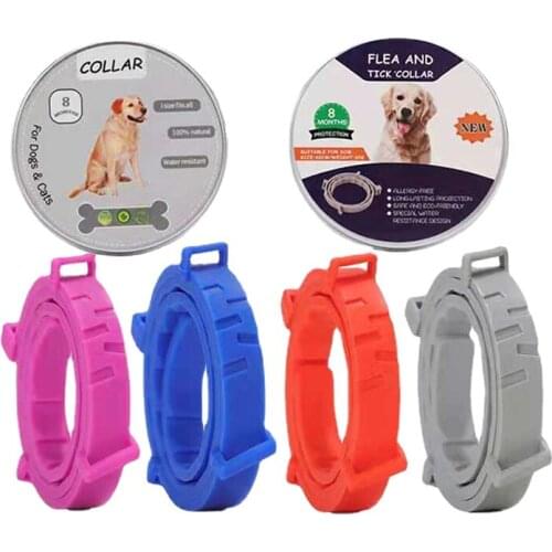 Flea Tick Collar For Dogs Cats Collar Pet Adjustable Dog Collar for Small Dogs Pets Accessories Cute Products Collares De Perro