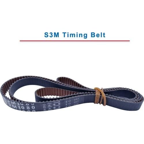 S3M Timing Belt with circular teeth model S3M-900/918/924/927/936/948/999/1005/1014/1056 teeth pitch 3mm belt thickness 2.2mm