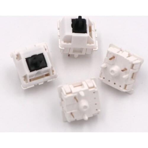 Everglide Jade black bottom out 67g tactile switches RGB switch 5 pin for mechanical keyboard similar to HP switch holy panda