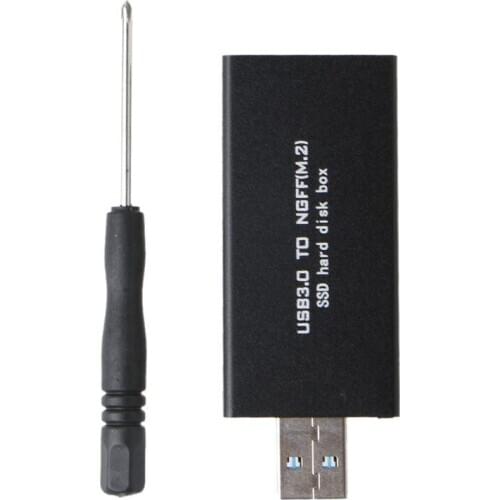 External B Key M.2 SSD to USB 3.0 Adapter Enclosure Box for 2230 2242 SSD A9LC