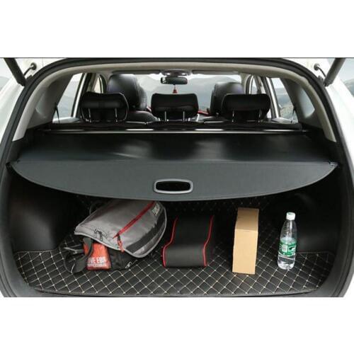 High quality Car Rear Trunk Security Shield Cargo Cover For HYUNDAI Santa Fe ix45 2013 2014 2015 2016 ( black, beige)