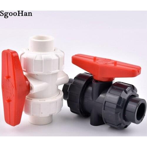 1PC 20~110mm PVC Union Globe Valve Garden Irrigation Aquarium Fish Tank Industrial Water Treatment Pipe Connector Fittings