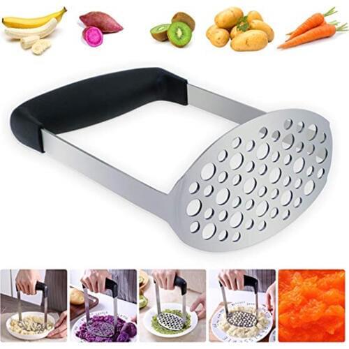 1pcs kitchen Gadget Potato Masher Press Cooking Tool Mashed Potatoes Wavy Pressure Ricer Fruit Vegetable Tools Press Crusher