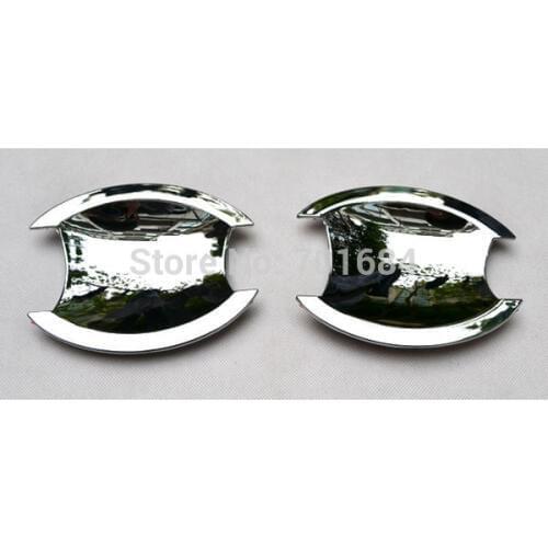 4 Pcs ABS Chrome Exterior Door Handle Cup Bowl Trim For Jeep Patriot 2011 2012 2013 2014 2015 2016