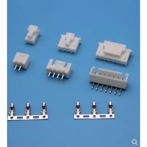 5sets White connector with snap socket rubber terminal XHB 2.5mm