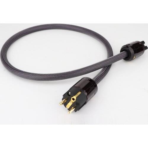 ACROLINK OFC Pure Copper EU AC power line HIFI EU Power Cable Power Cord With Gold plated Schuko connector P-079E/C-079