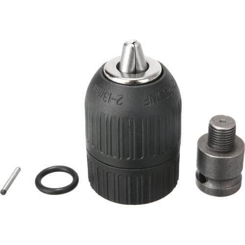 2-13mm SDS Keyless Hammer Drill Chuck Adapter Plastic Converter & 1/2 Spiral Connector Power Tool Accessory