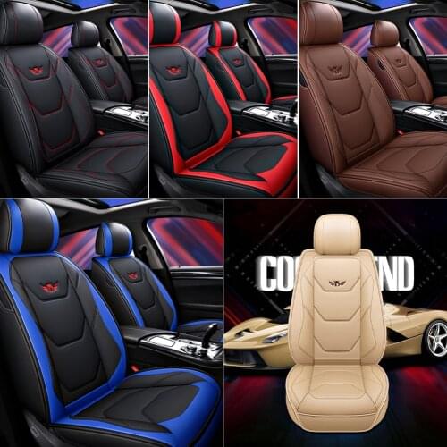Car Seat Covers PU Leather Breathable Car Seat Protector Car Front Or Rear Seat Back Cushion Pad Mat Backrest Car Accessories