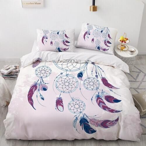 Classic 3D Design Custom Comforter Case Duvet Quilt Cover Bedding Set Queen King Queen Double Single Size Home Textile